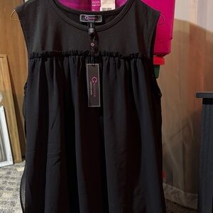 Christian Soriano Black Sleeveless Blouse